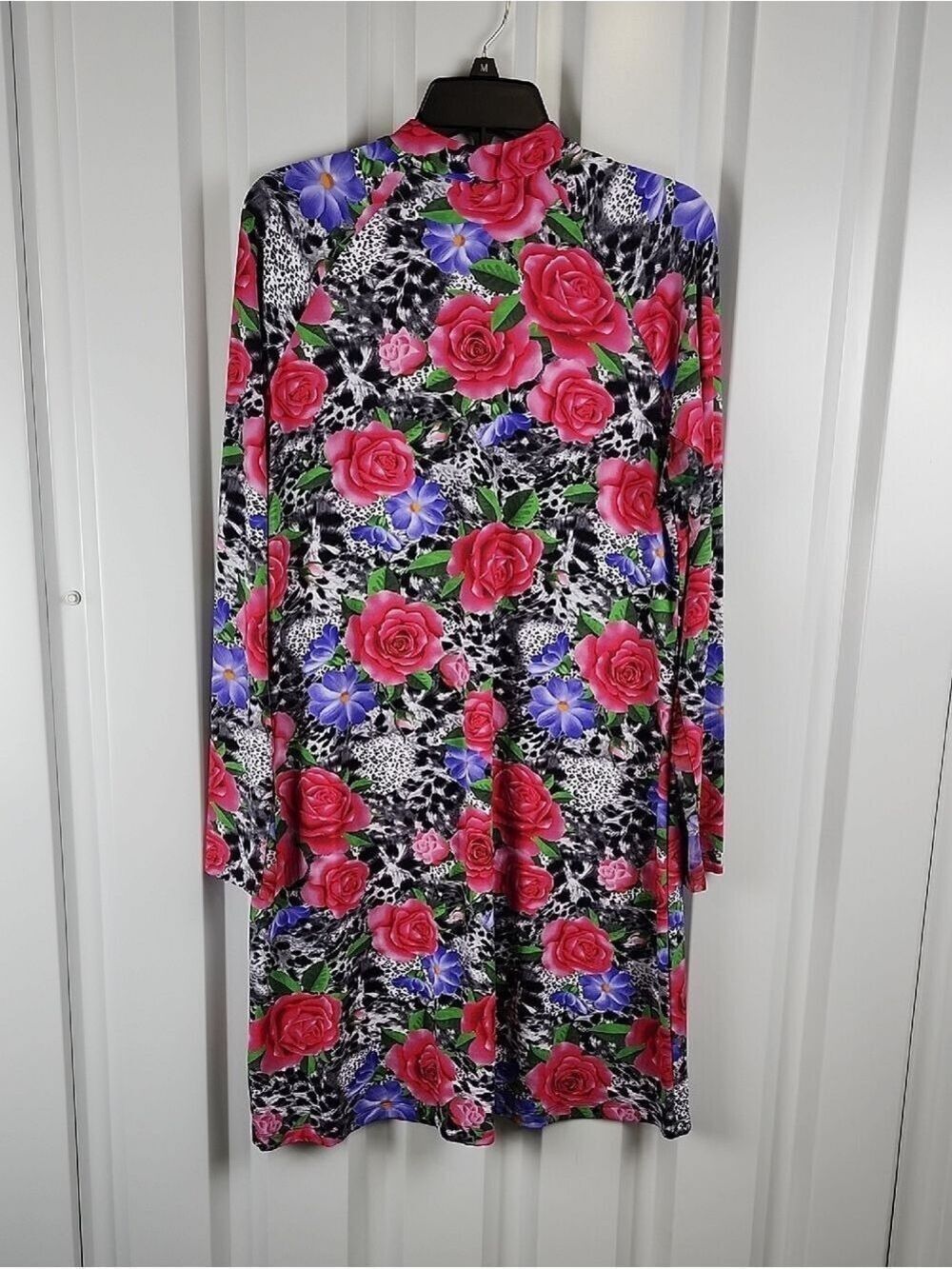 IBKUL Jovanna Vibrant Floral Print Long Sleeve Dress Size XL Golf Outdoor UPF50+ - Picture 2 of 8
